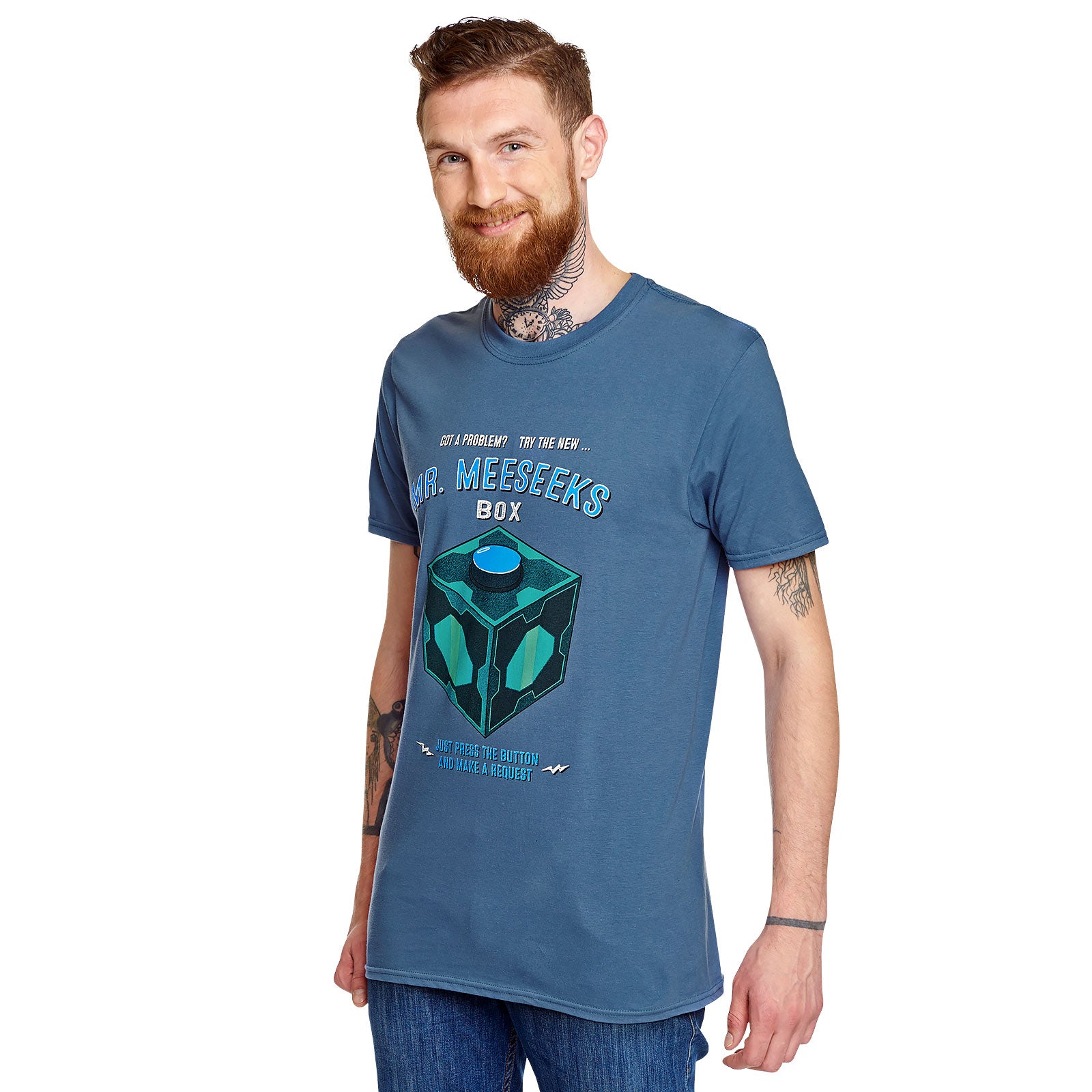 Produktbild Rick and Morty - Mr. Meeseeks Box T-Shirt blau