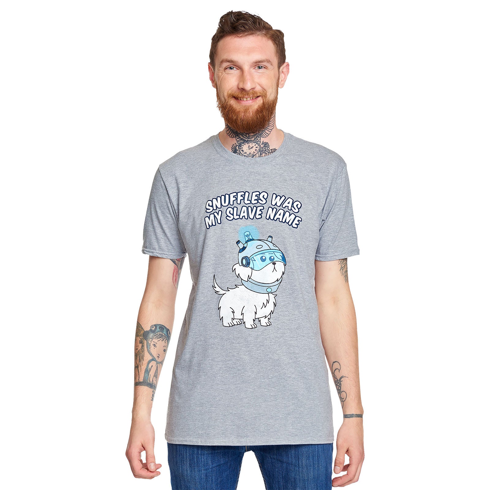 Produktbild Rick and Morty - Snuffles T-Shirt grau