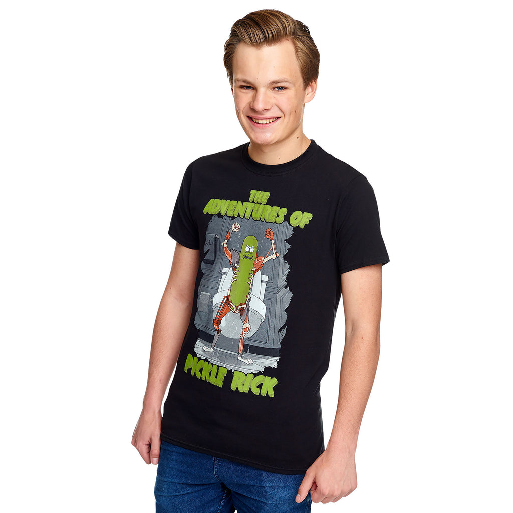 Produktbild Rick and Morty - Adventures of Pickle Rick T-Shirt schwarz