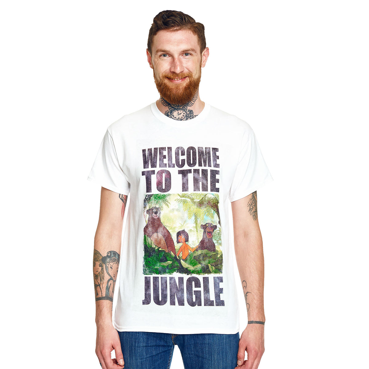 Produktbild Dschungelbuch - Welcome to the Jungle T-Shirt weiß