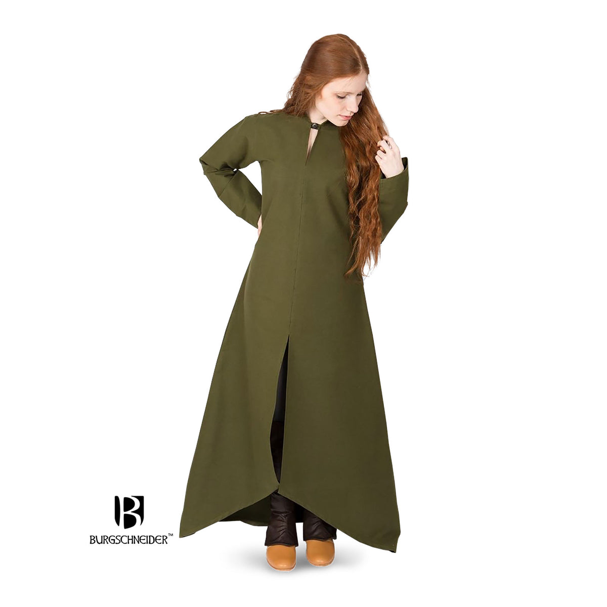 Produktbild Mittelalter Kleid Ranwen oliv