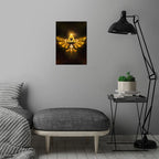 Product image Hyrule Logo Metal Poster for Zelda Fans