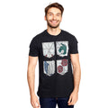 Produktbild Attack on Titan - Military Divisions Shields T-Shirt
