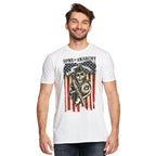 Produktbild Sons of Anarchy - Reaper Flag T-Shirt weiß