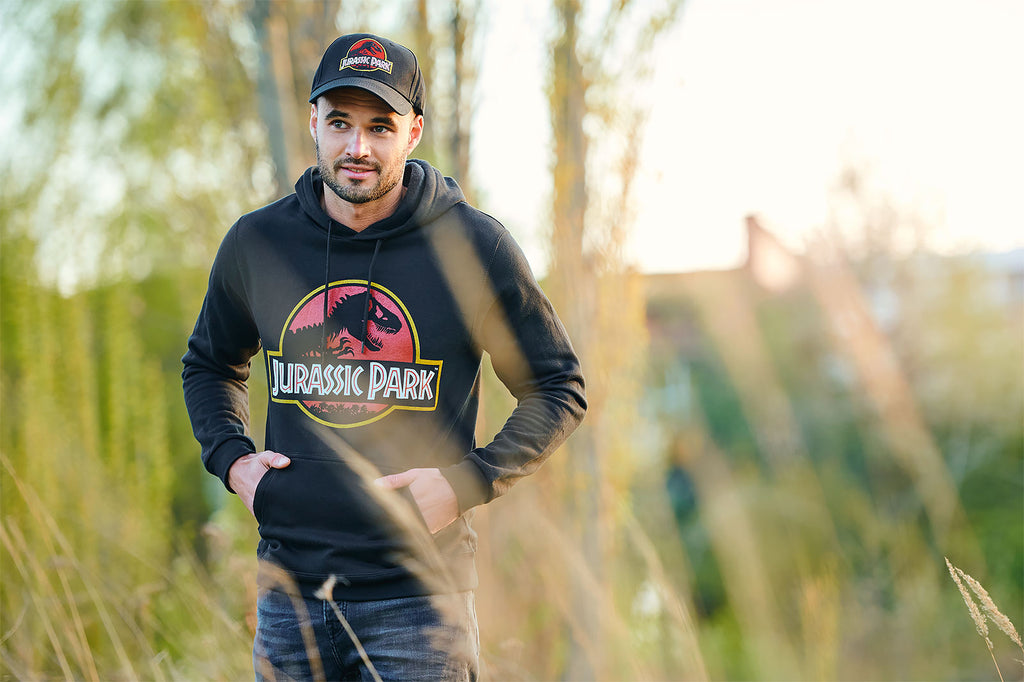 Produktbild Jurassic Park - Movie Logo Hoodie schwarz