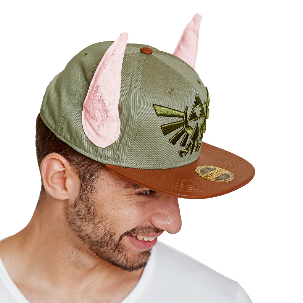 Produktbild Zelda - Hyrule Logo Snapback Cap mit Link Ohren