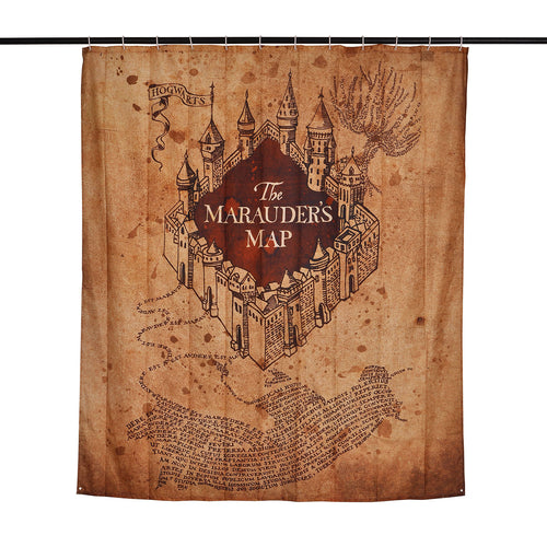 Produktbild Harry Potter - Karte des Rumtreibers Duschvorhang