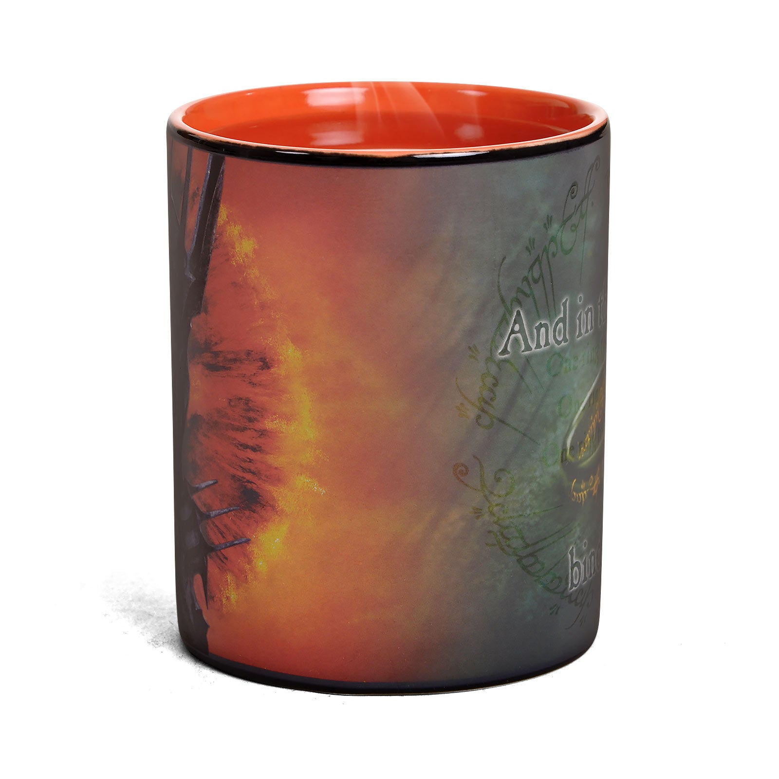 Produktbild Der Herr der Ringe - Saurons Ring Thermoeffekt Tasse
