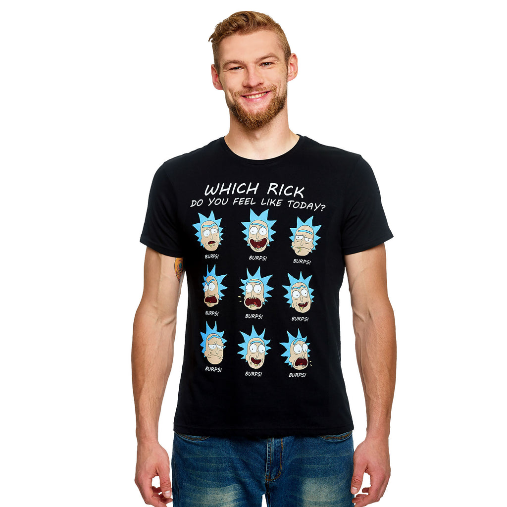 Produktbild Rick and Morty - Emotions of Rick T-Shirt schwarz