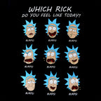 Produktbild Rick and Morty - Emotions of Rick T-Shirt schwarz