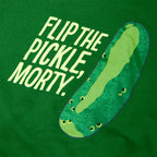 Produktbild Rick and Morty - Pickle Rick Face Hoodie grün