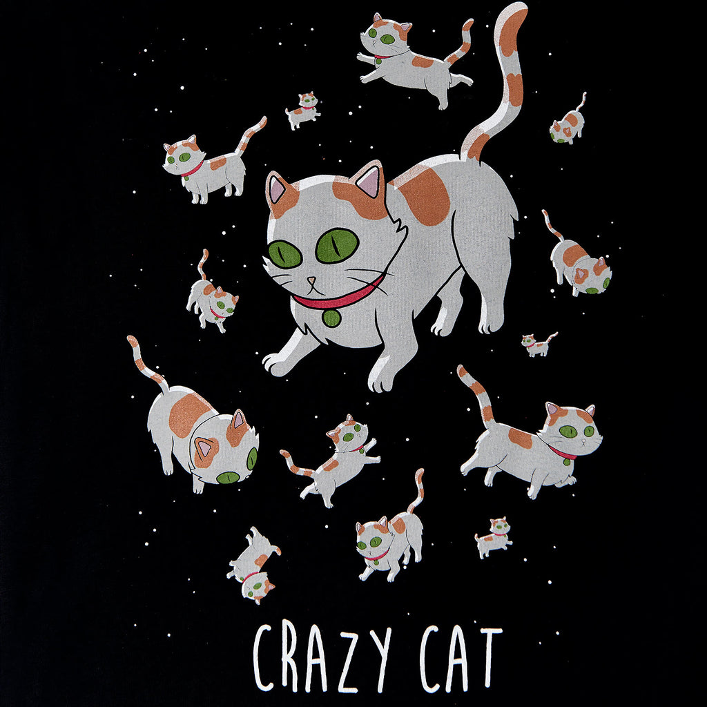 Produktbild Rick and Morty - Crazy Cat T-Shirt Damen schwarz