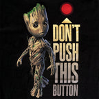 Produktbild Guardians of the Galaxy - Groot Button T-Shirt Damen schwarz