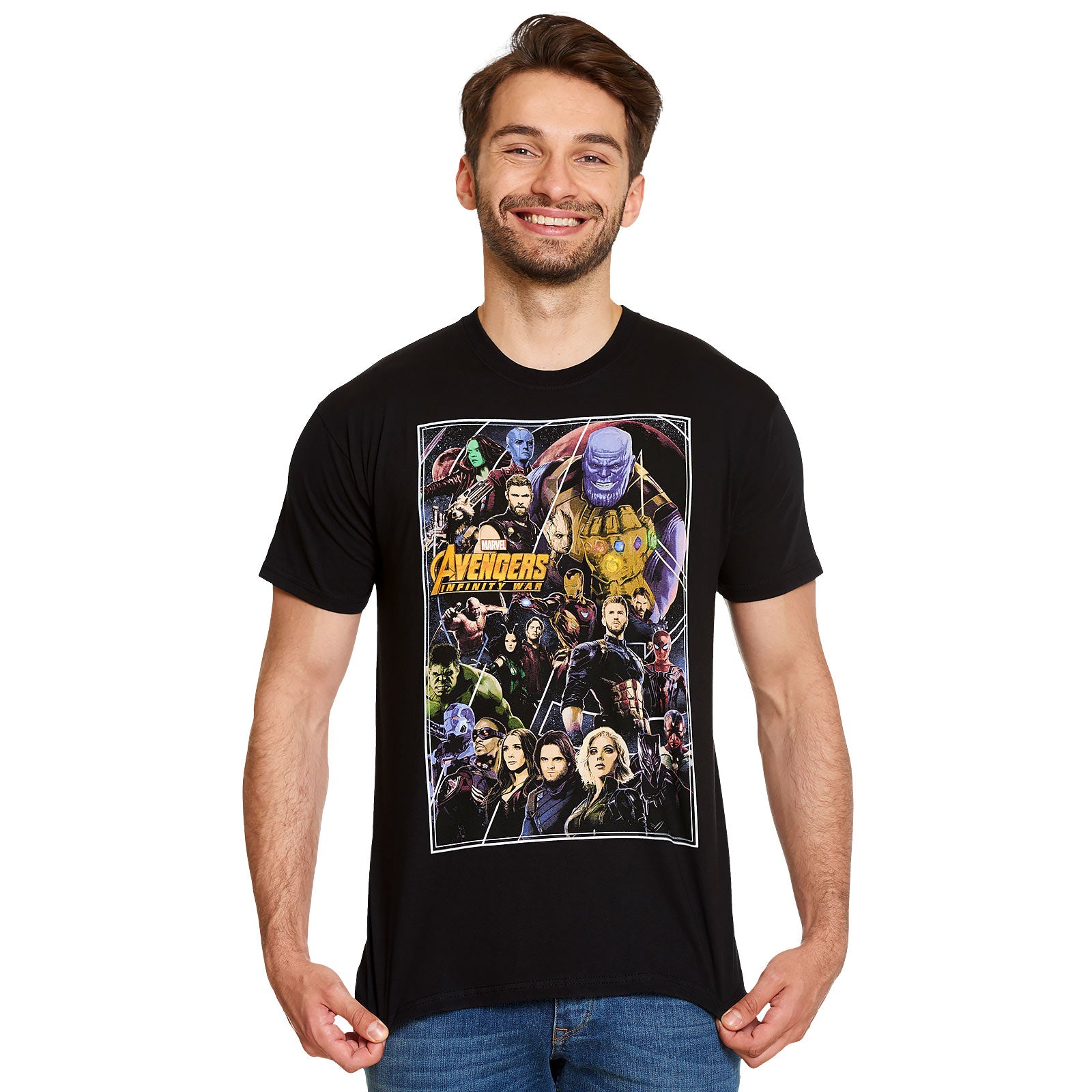 Produktbild Avengers - Infinity War Poster Collage T-Shirt schwarz