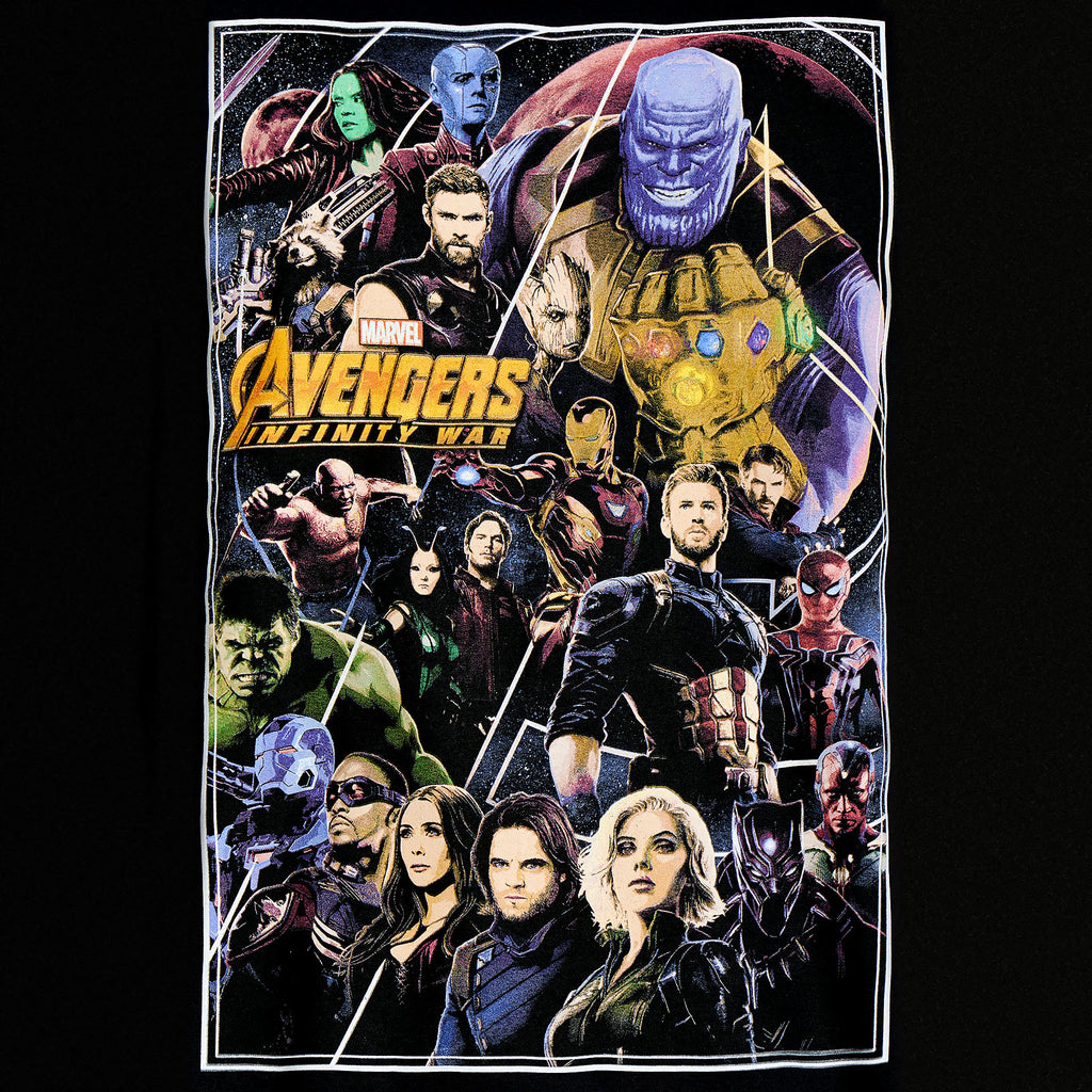Produktbild Avengers - Infinity War Poster Collage T-Shirt schwarz
