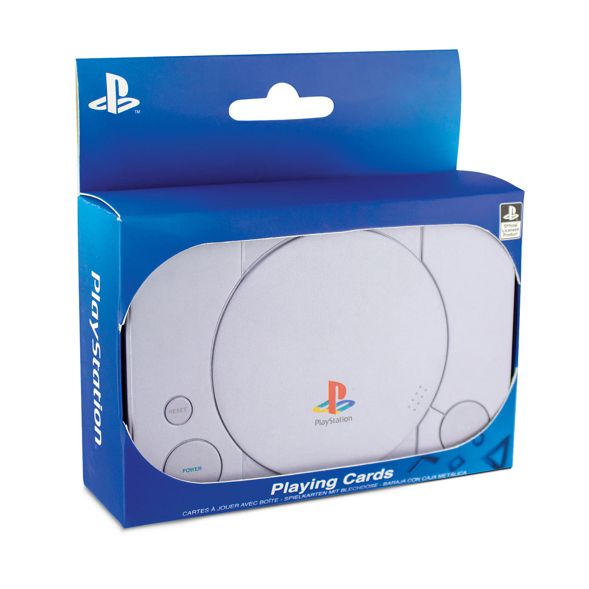 Produktbild PlayStation - Spielkarten in Metallbox