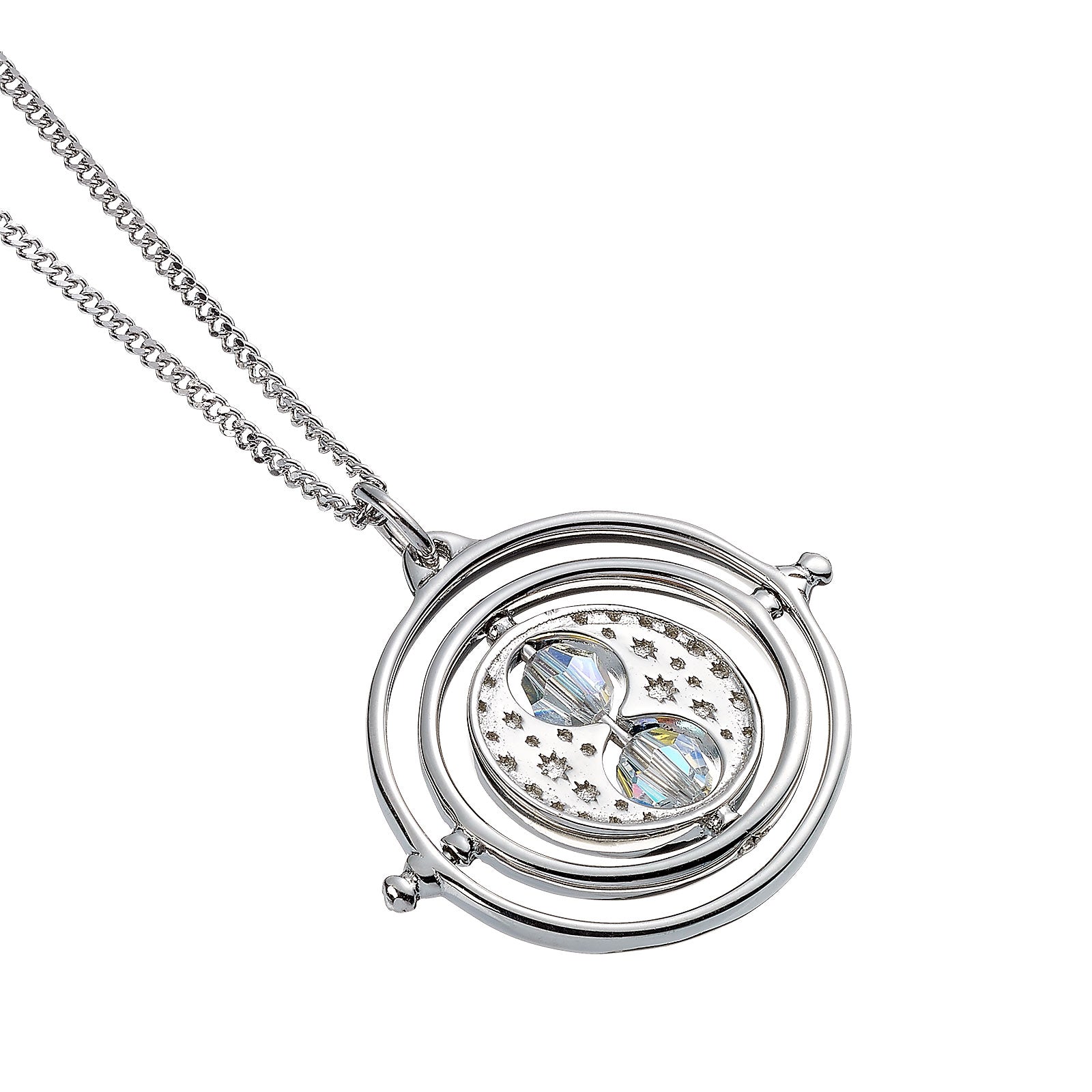 Produktbild Harry Potter - Zeitumkehrer Kette mit Kristallen silber