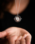Produktbild Harry Potter - Zeitumkehrer Kette mit Kristallen silber