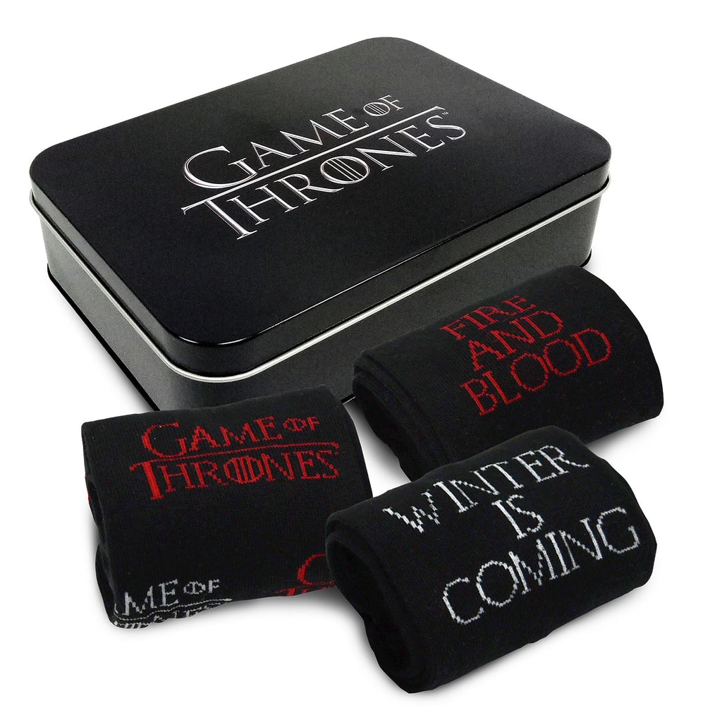 Produktbild Game of Thrones - Socken 3er Set in Metallbox