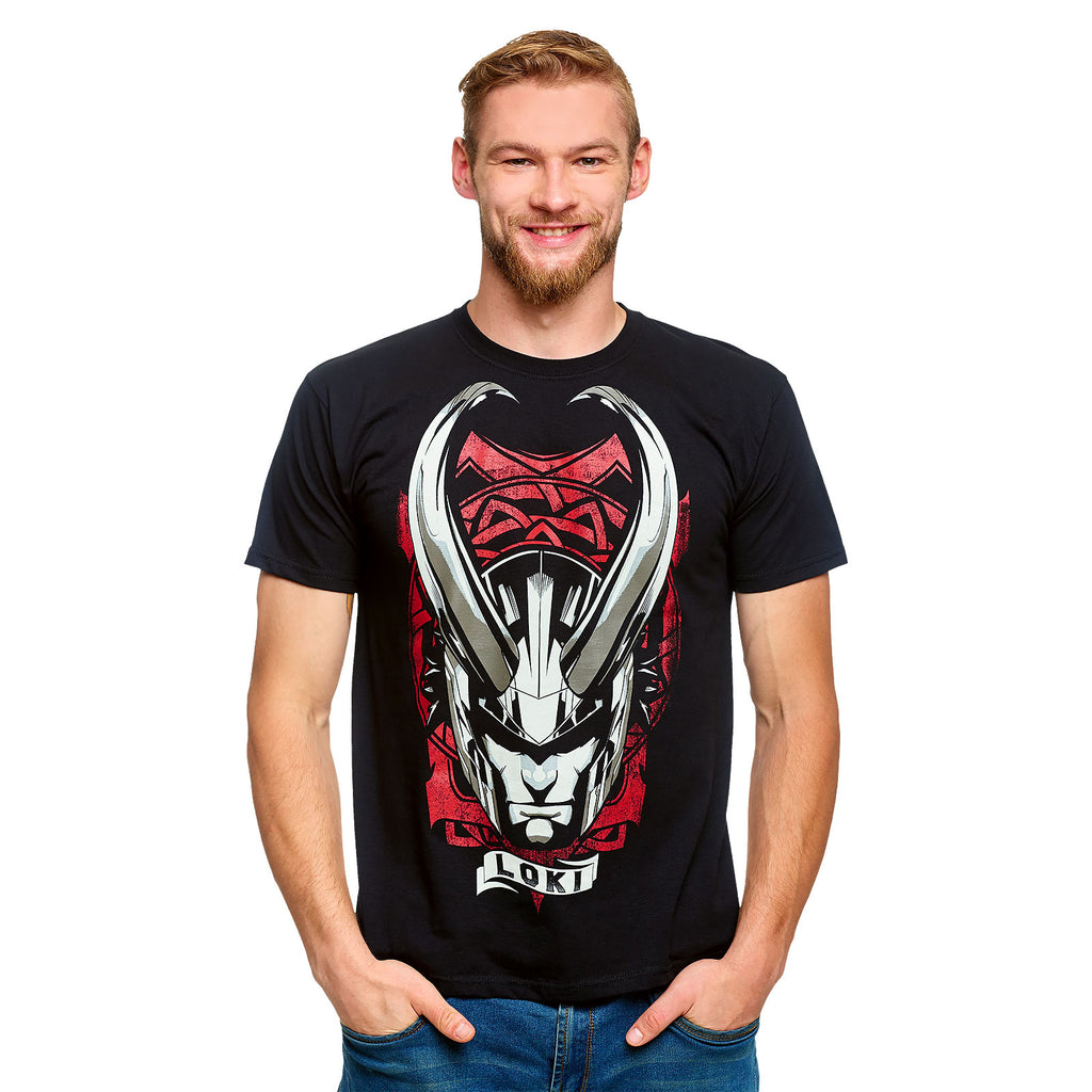 Produktbild Loki - Horned Helmet T-Shirt schwarz