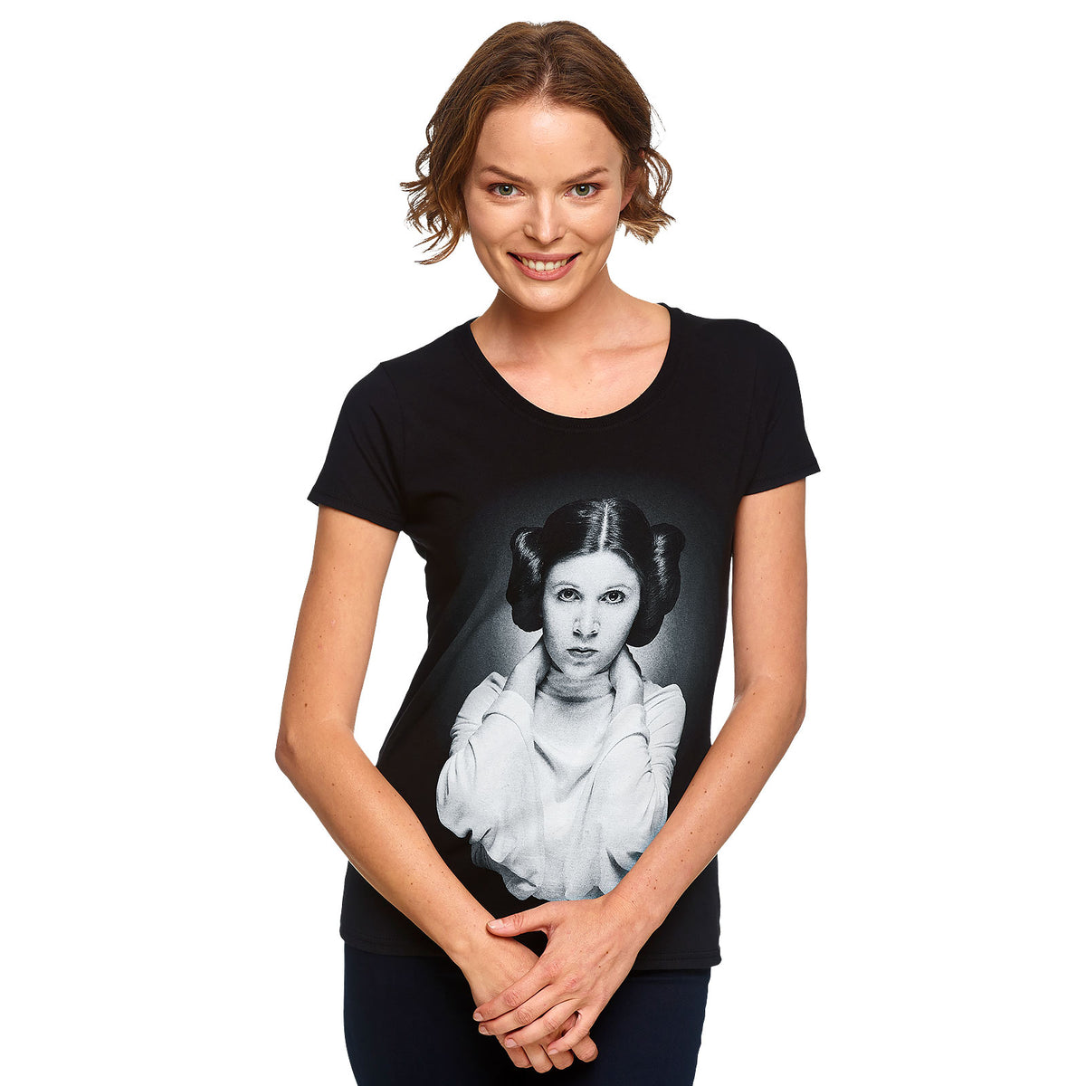 Produktbild Star Wars - Leia Portrait T-Shirt Damen schwarz