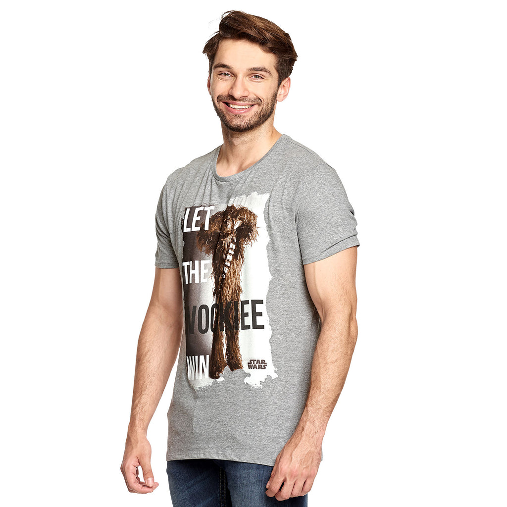 Produktbild Star Wars - Let the Wookiee Win T-Shirt grau