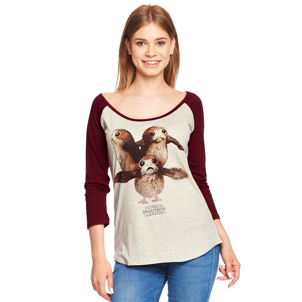 Produktbild Star Wars - Triple Porg Longsleeve Damen