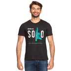 Produktbild Star Wars - Never Go Solo T-Shirt grau