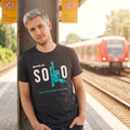 Produktbild Star Wars - Never Go Solo T-Shirt grau