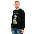 Produktbild Rick and Morty - Riggity Wrecked Sweater schwarz