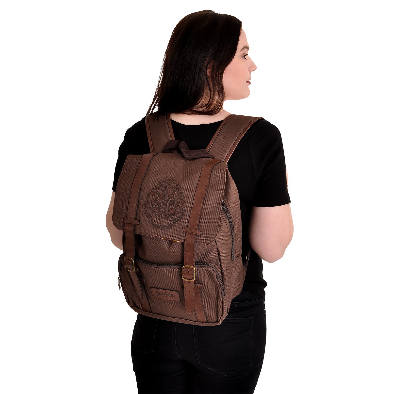 Produktbild Harry Potter - Hogwarts Wappen Rucksack braun