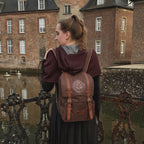 Produktbild Harry Potter - Hogwarts Wappen Rucksack braun
