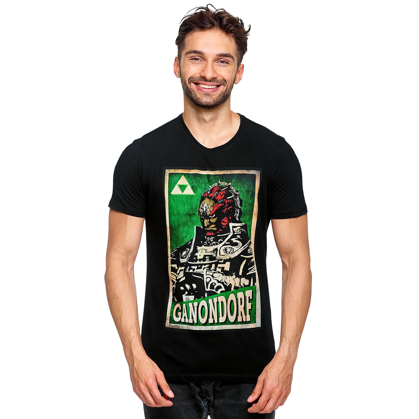 Produktbild Zelda - Ganondorf Propaganda Poster T-Shirt schwarz