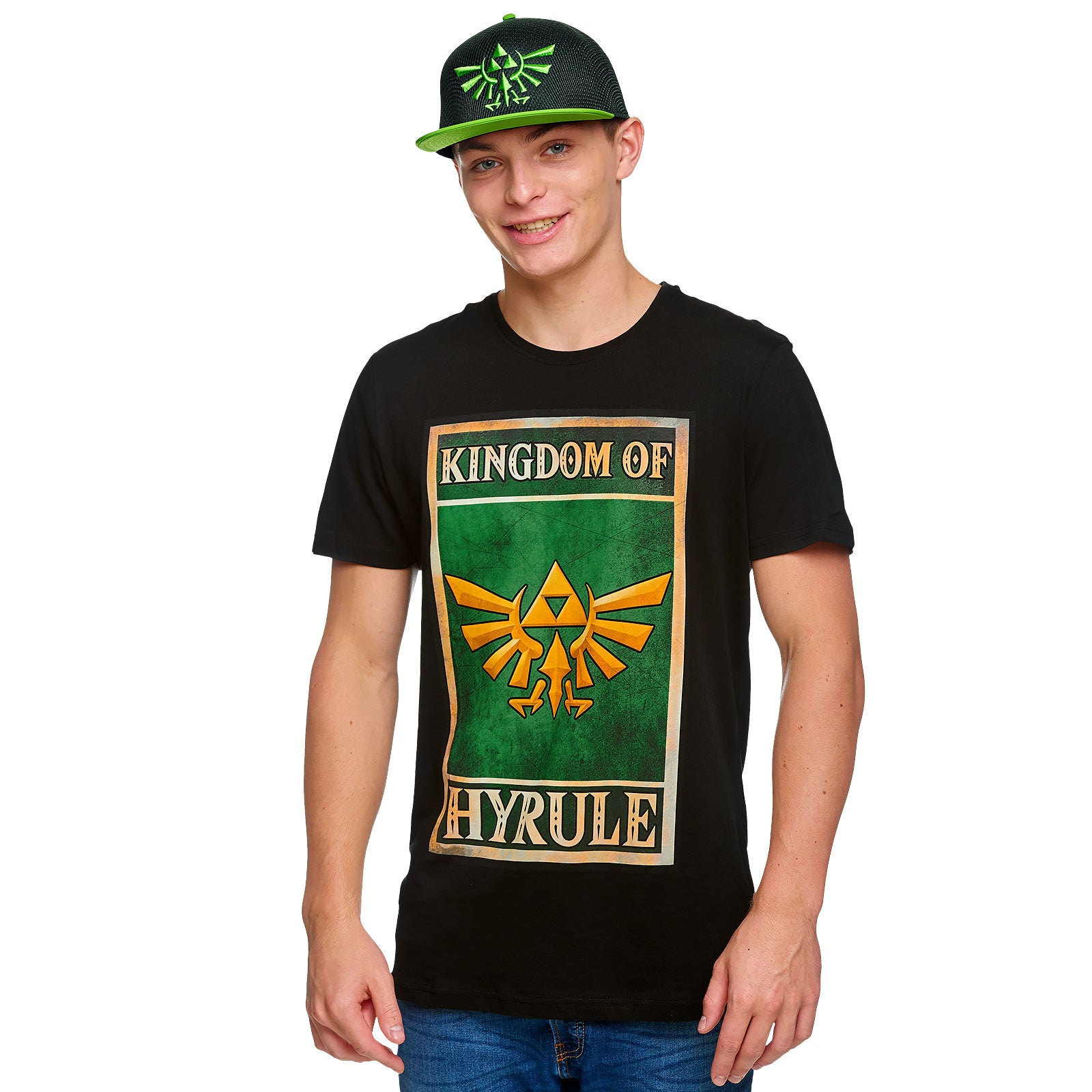 Produktbild Zelda - Kingdom of Hyrule Propaganda Poster T-Shirt schwarz