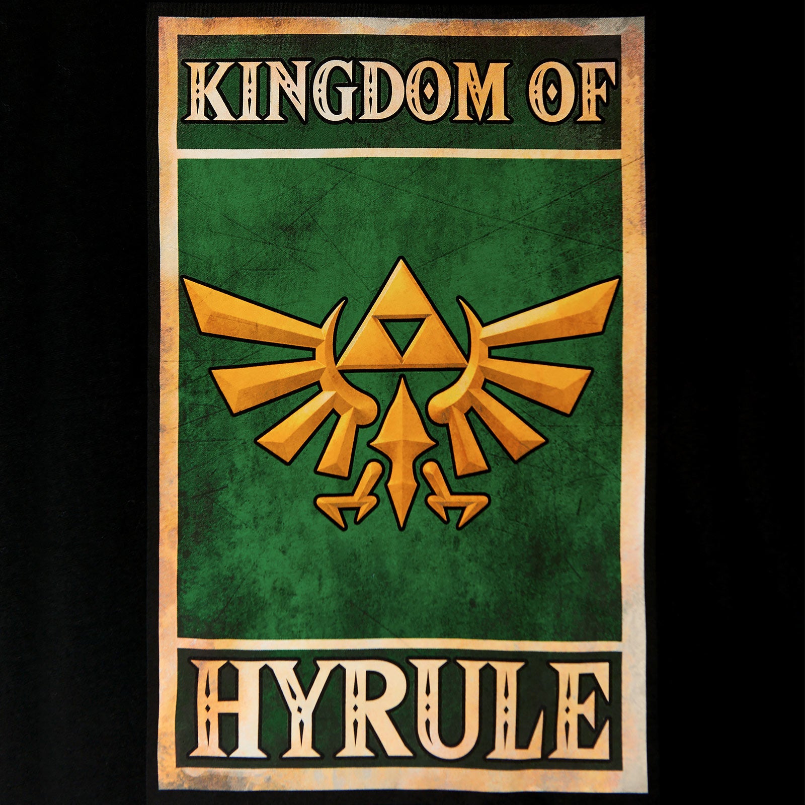 Produktbild Zelda - Kingdom of Hyrule Propaganda Poster T-Shirt schwarz