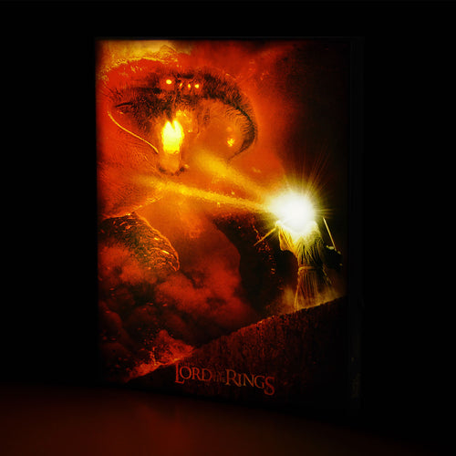 Produktbild Der Herr der Ringe - Gandalf vs. Balrog Wandbild mit Licht