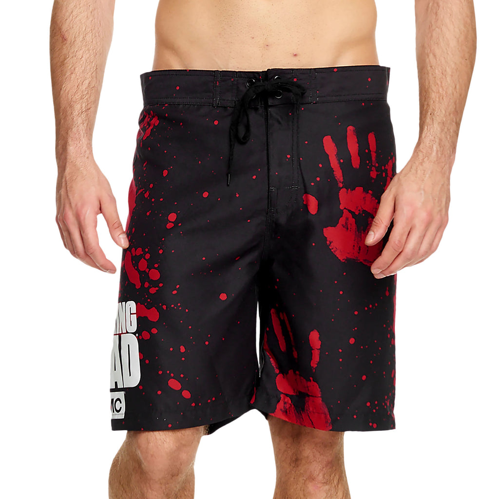 Produktbild Walking Dead - Blood Hands Badeshorts schwarz