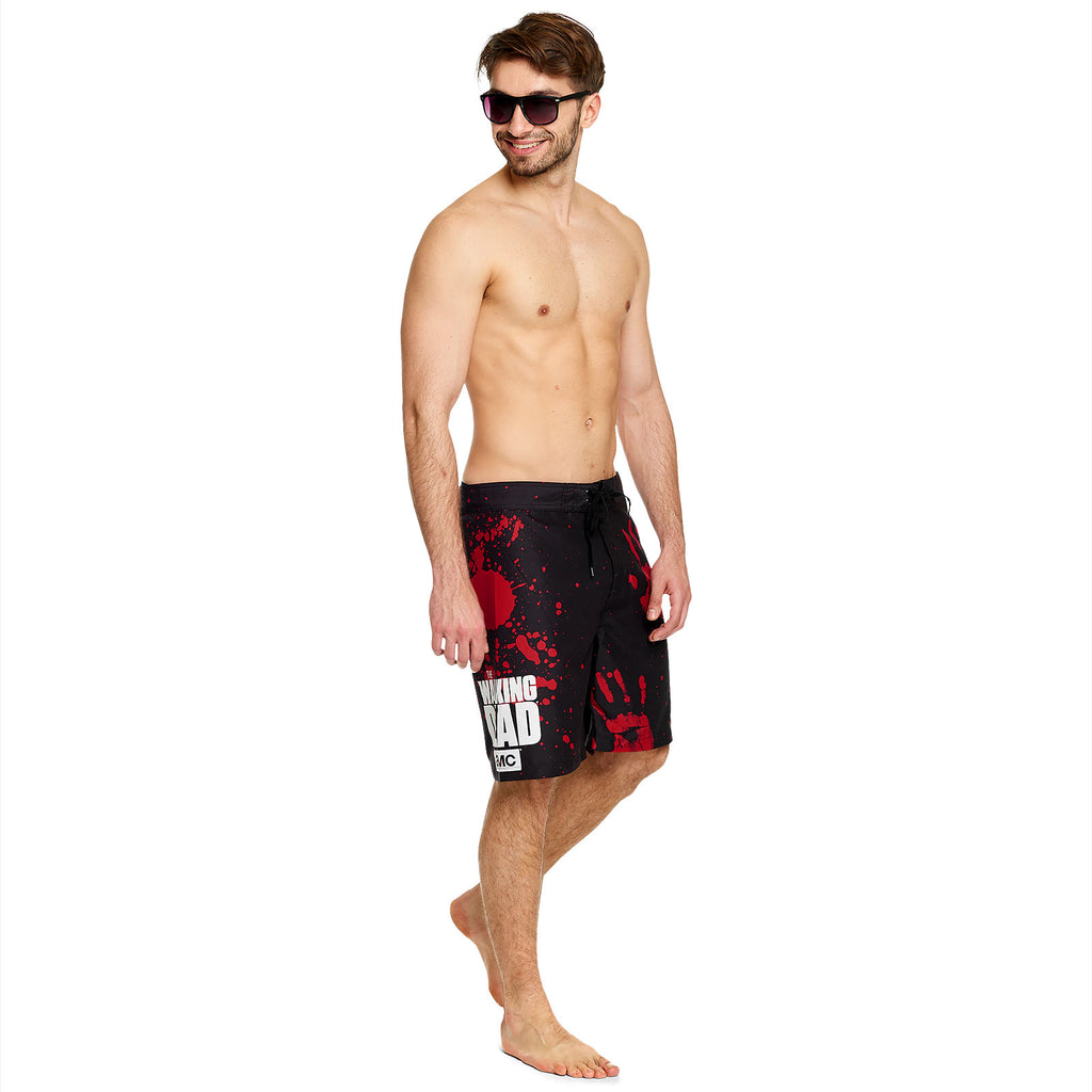 Produktbild Walking Dead - Blood Hands Badeshorts schwarz