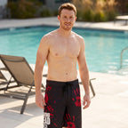Produktbild Walking Dead - Blood Hands Badeshorts schwarz