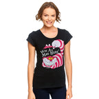 Produktbild Alice im Wunderland - Grinsekatze T-Shirt Damen schwarz