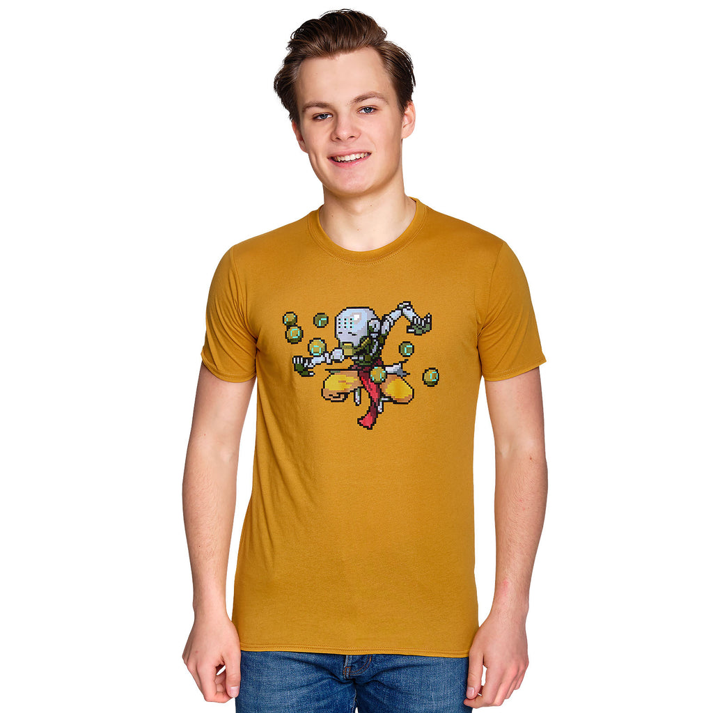 Produktbild Overwatch - Zenyatta Pixel T-Shirt gelb