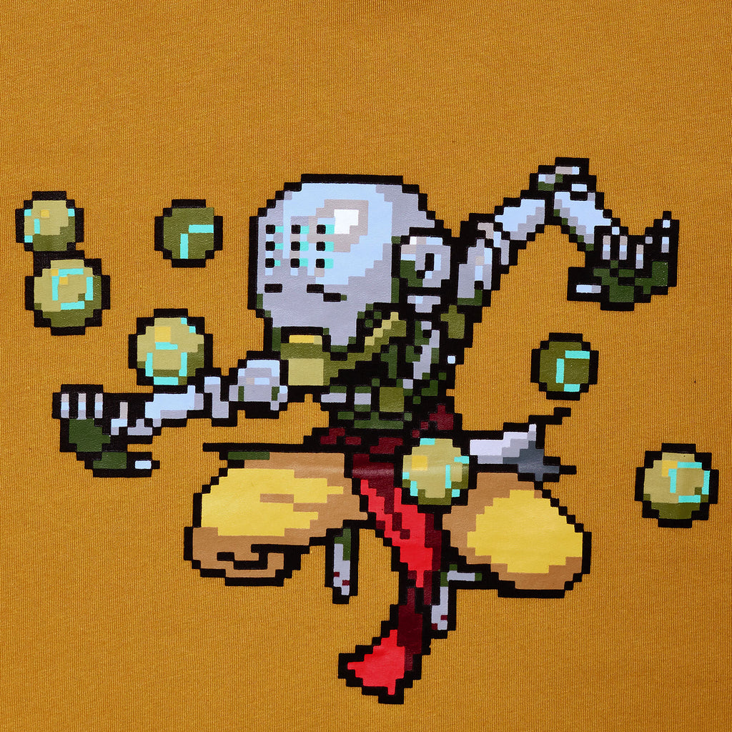 Produktbild Overwatch - Zenyatta Pixel T-Shirt gelb