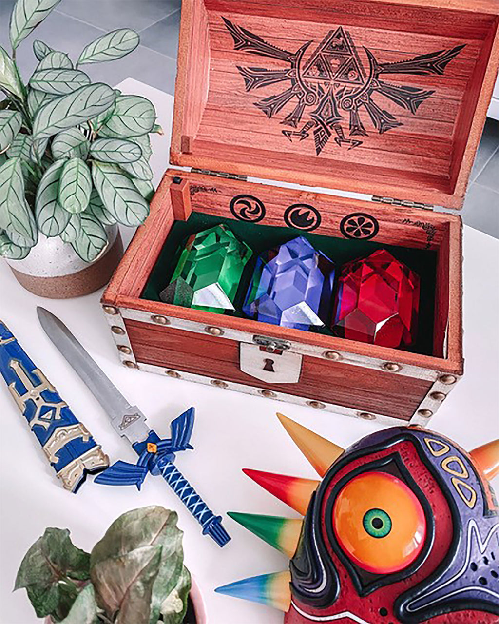 Produktbild Zelda - Rubin Schatztruhe mit Game Sound