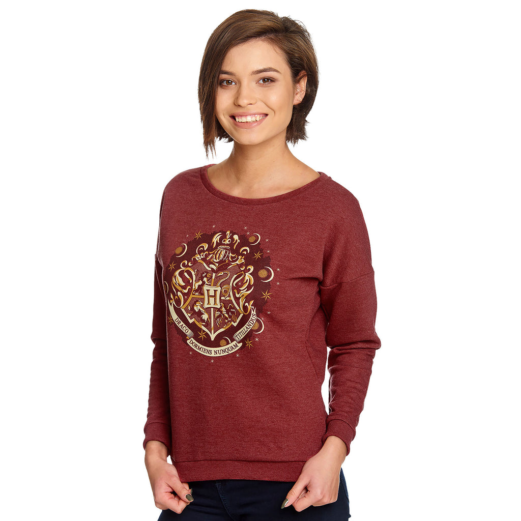 Produktbild Harry Potter - Hogwarts Wappen Sweater Damen
