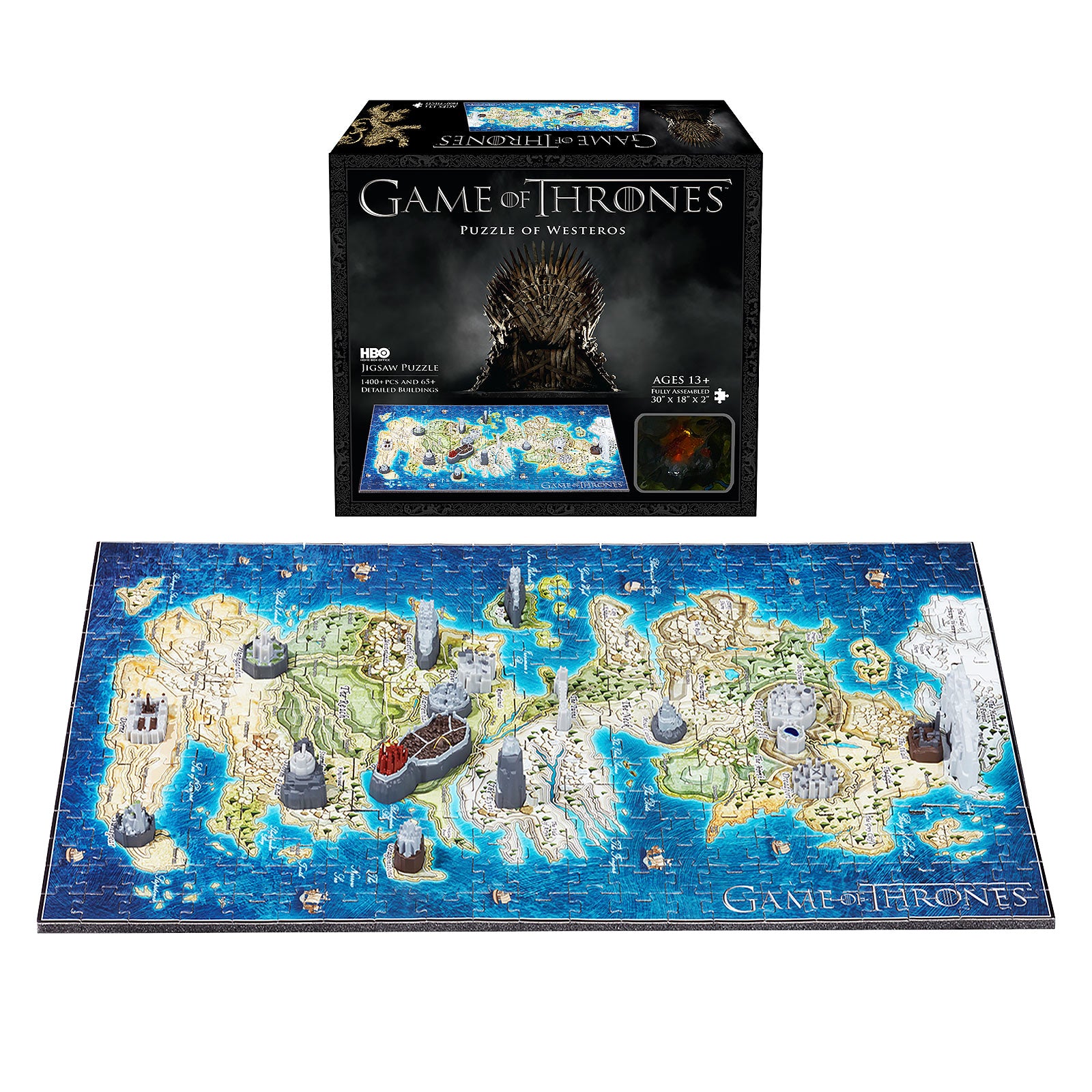 Produktbild Game of Thrones - Westeros 3D Mini Puzzle