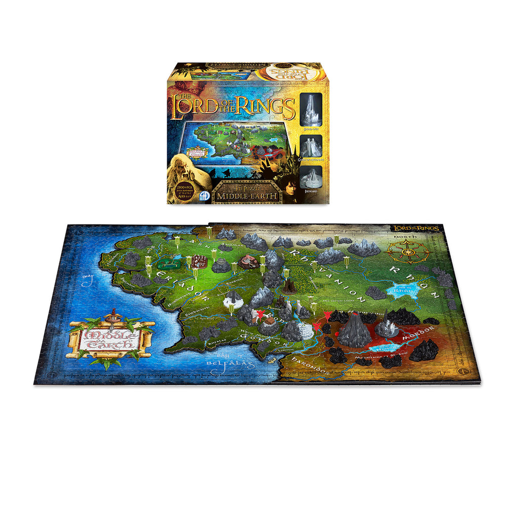 Produktbild Der Herr der Ringe - Mittelerde 4D Puzzle