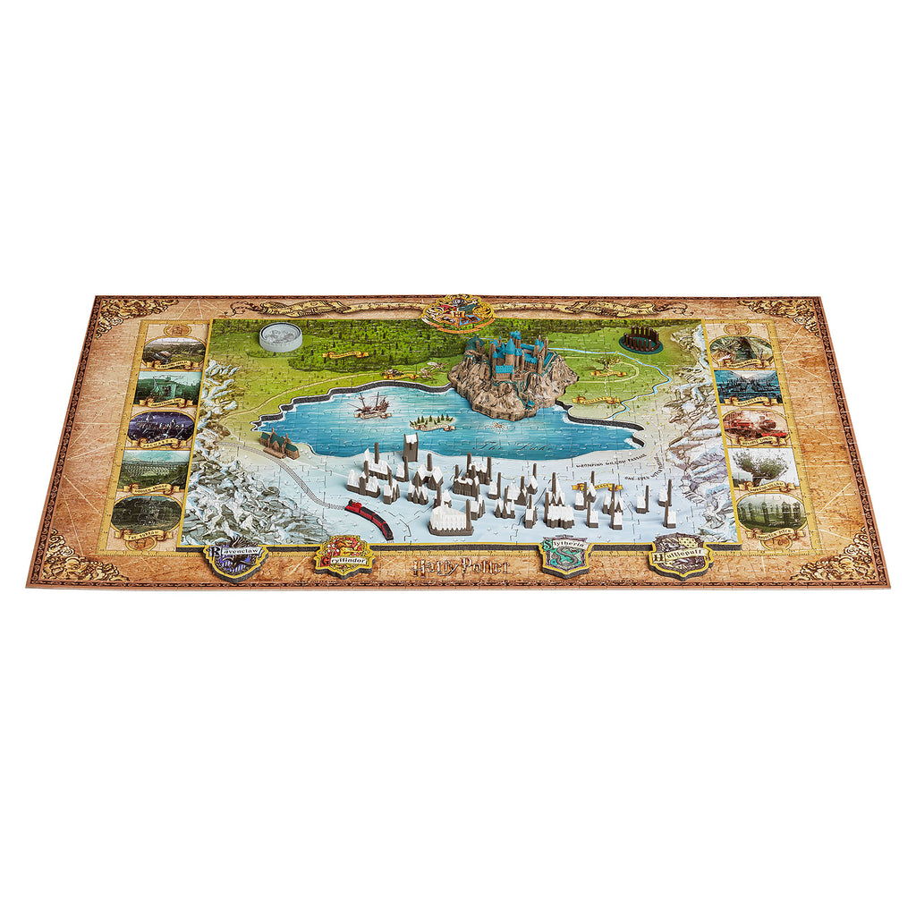 Produktbild Harry Potter - Hogwarts & Hogsmeade 4D Puzzle