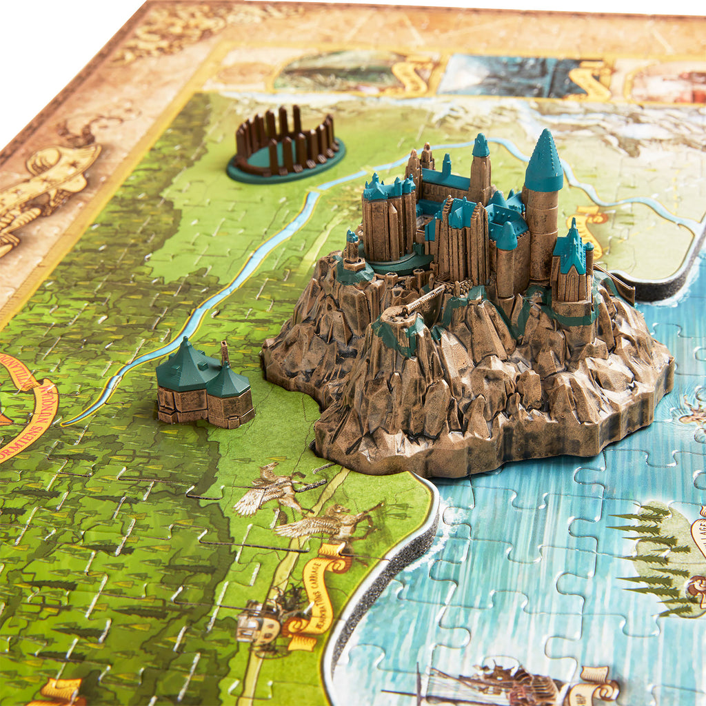 Produktbild Harry Potter - Hogwarts & Hogsmeade 4D Puzzle