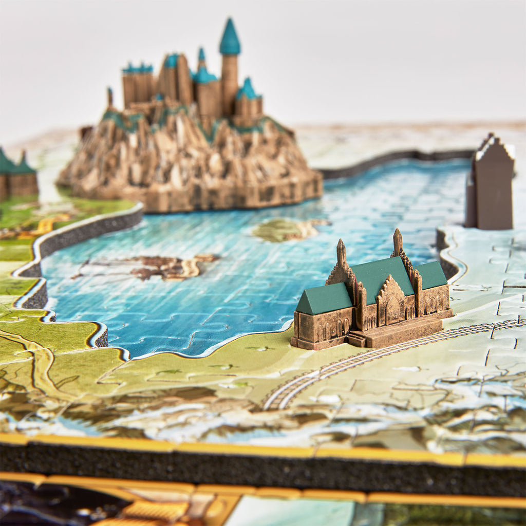 Produktbild Harry Potter - Hogwarts & Hogsmeade 4D Puzzle