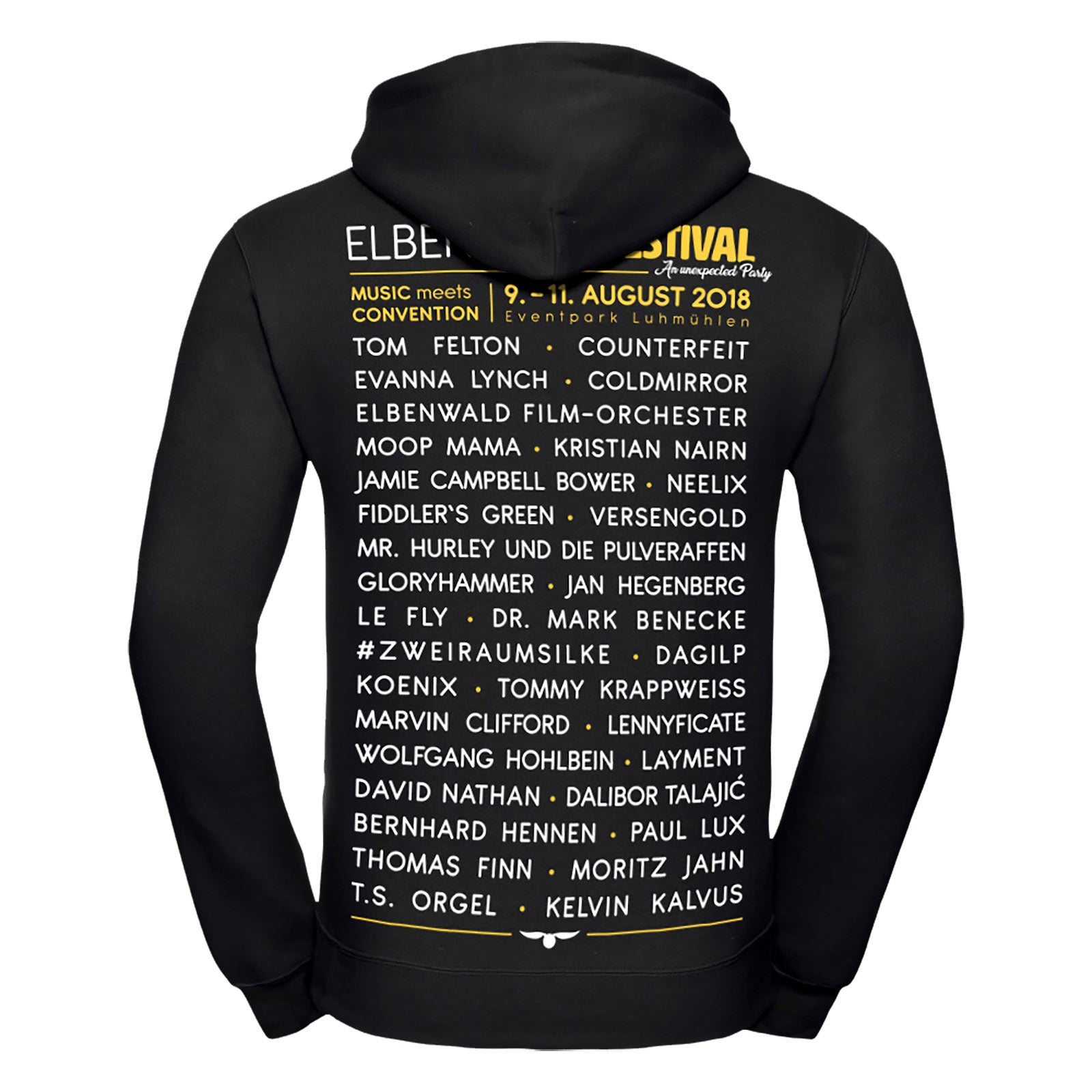 Produktbild Elbenwald Festival Hoodie schwarz
